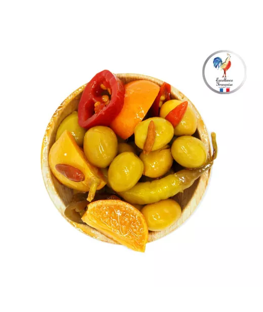 OLIVES AZUR - COCKTAIL MAROCAIN PIMENTE - 10KG